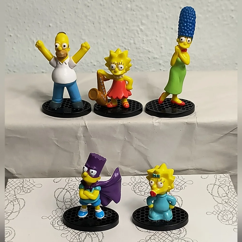 The Simpsons 2015 Figurines Bundle Of 5 Pcs
